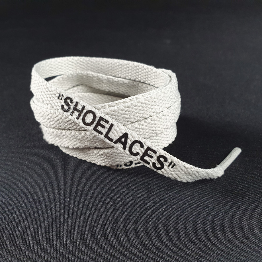 Off white shoelaces uk clearance